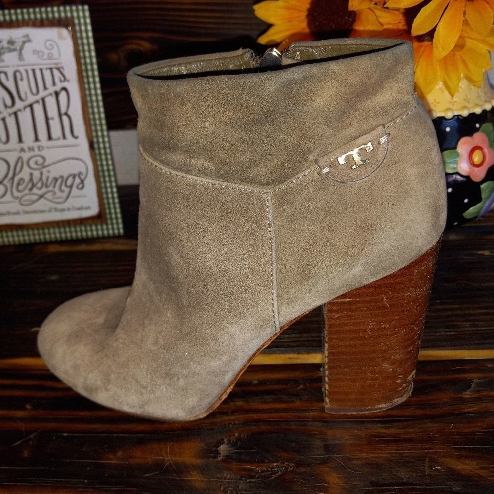 Tory Burch Fulton Bootie/Ankle Boots Suede - Picture 4 of 11